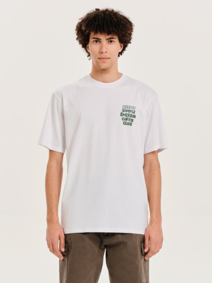 Λευκό T-shirt Emerson Keep it Simple